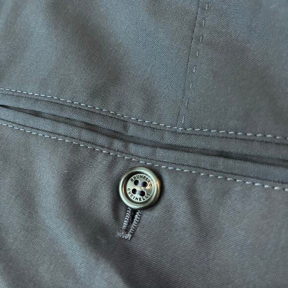 Brunello Cucinelli Ready to Wear Virgin Wool Trousers Pants 50 38 Dress Pant - Picture 11 of 11